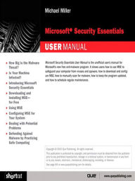 Microsoft Security Essentials User Manual (Digital Short Cut)