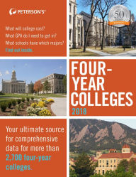 Title: Four-Year Colleges 2018, Author: Peterson's