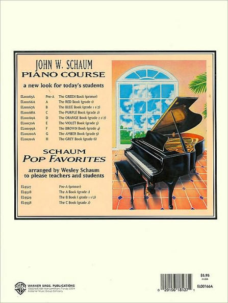 John W. Schaum Piano Course: A -- The Red Book