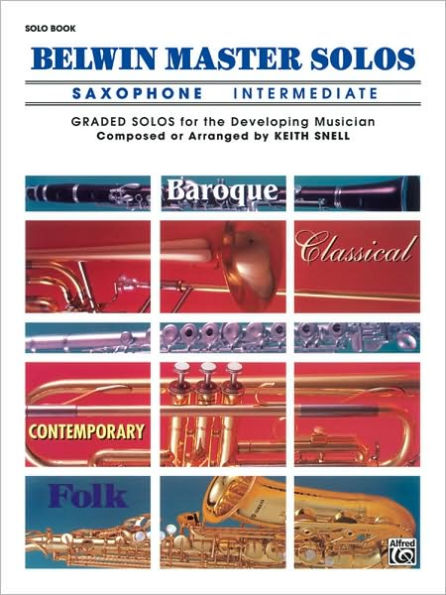 Belwin Master Solos (Alto Saxophone), Vol 1: Intermediate