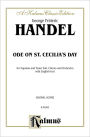 Ode to St. Cecilia: SATB with ST Soli (Orch.) (English Language Edition)