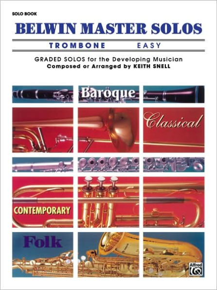 Belwin Master Solos (Trombone), Vol 1: Easy