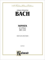Title: Sonata in G Minor, BWV 1020: Part(s), Author: Johann Sebastian Bach