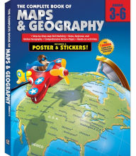 Title: The Complete Book of Maps and Geography, Grades 3-6, Author: Carson Dellosa Education