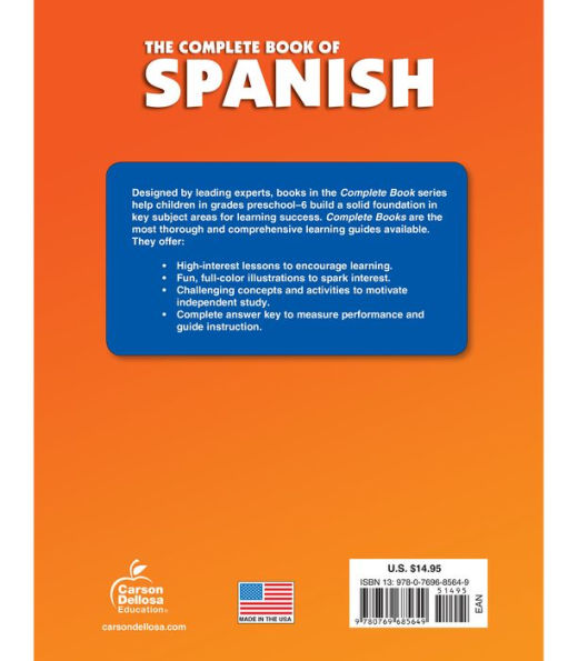 The Complete Book of Spanish, Grades 1-3