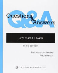 Title: Questions & Answers: Criminal Law, Author: Emily Levine