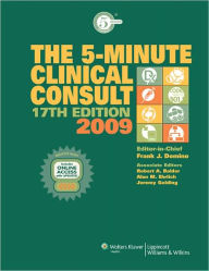 The 5-Minute Clinical Consult 2009, Book and Website / Edition 17