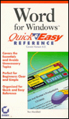 Word for Windows: Quick & Easy Reference
