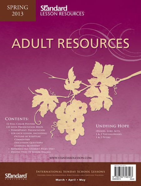 Adult Resources-Spring 2013