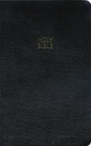KJV Slimline Bible: King James Version, black bonded leather, words of Christ in red, with concordance