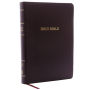 KJV Holy Bible, Giant Print Center-Column Reference Bible, Burgundy Bonded Leather, Thumb Indexed, 53,000 Cross References, Red Letter, Comfort Print: King James Version: King James Version