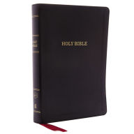 Title: KJV Holy Bible: Giant Print with 53,000 Cross References, Deluxe Black Leathersoft, Red Letter, Comfort Print: King James Version, Author: Thomas Nelson