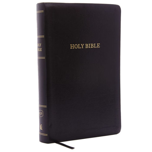 KJV Holy Bible: Personal Size Giant Print with 43,000 Cross References, Black Leather-Look, Red Letter, Comfort Print: King James Version