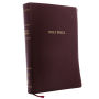 KJV Holy Bible, Super Giant Print Reference Bible, Burgundy Leather-look, Thumb Indexed, 43,000 Cross References, Red Letter, Comfort Print: King James Version
