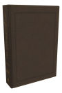 NKJV, Journal the Word Bible, Bonded Leather, Brown, Red Letter Edition, Comfort Print: Reflect, Journal, or Create Art Next to Your Favorite Verses