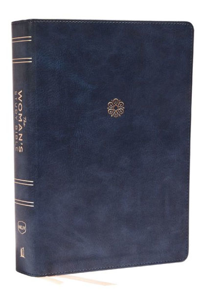 NKJV, The Woman's Study Bible, Leathersoft, Blue, Red Letter