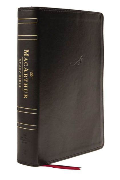 人文 NASB, MacArthur Study Bible, 2nd Edition NASB, MacArthur Study Bible, 2nd Edition, Leathersoft, Black