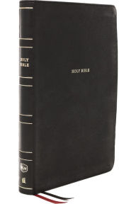 Title: NKJV Holy Bible, Giant Print Center-Column Reference Bible, Black Leathersoft, 72,000+ Cross References, Red Letter, Comfort Print: New King James Version, Author: Thomas Nelson