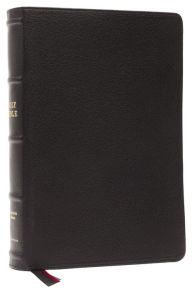 Title: KJV Holy Bible: Large Print Verse-by-Verse with Cross References, Black Premium Goatskin Leather, Comfort Print: King James Version (Maclaren Series), Author: Thomas Nelson