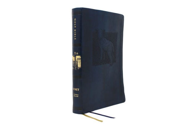 NET Bible, Thinline Art Edition, Large Print, Leathersoft, Blue, Comfort Print: Holy Bible