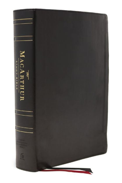 NASB, MacArthur Study Bible, 2nd Edition, Genuine Leather, Black