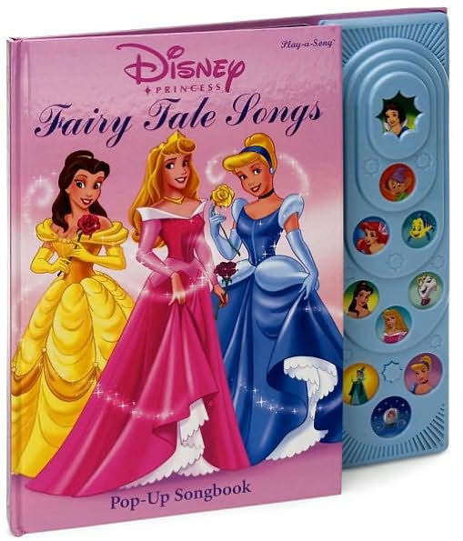 Disney Princess Fairy Tale Songs 10 Button Pop Up Songbook By