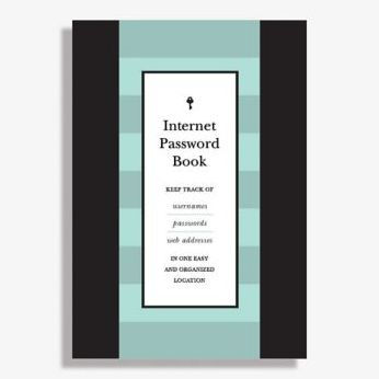 Internet Password Book: Keep Track of Usernames, Passwords, and