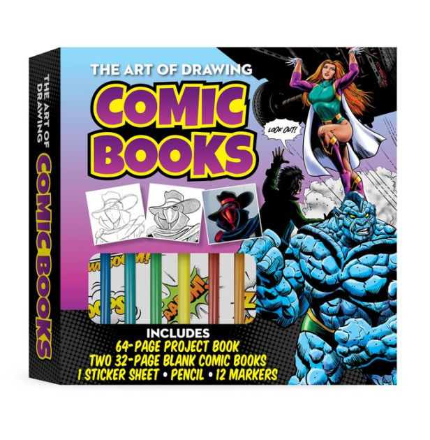 The Art of Drawing Comic Books Kit Learn to draw comic book characters