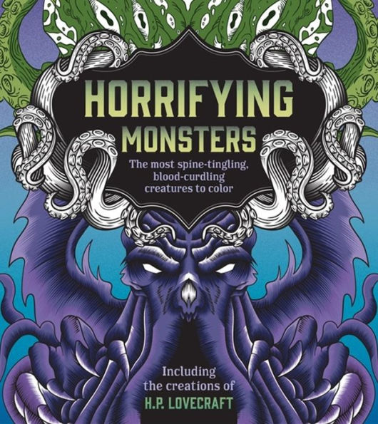 Horrifying Monsters Coloring Book