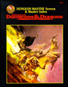Dungeon Master Screen and Master Index: Advanced Dungeons and Dragons: Official Game Accessory