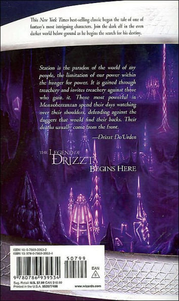 Homeland: Dark Elf Trilogy #1 (Legend of Drizzt #1)