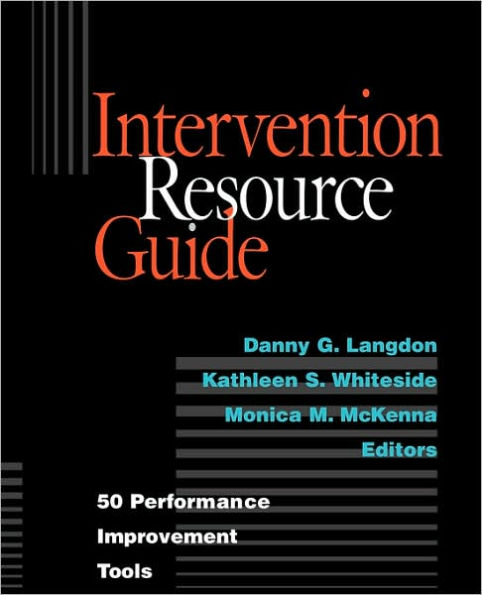 Intervention Resource Guide: 50 Performance Improvement Tools / Edition 1
