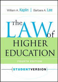 The Law of Higher Education / Edition 4