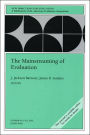 The Mainstreaming of Evaluation: New Directions for Evaluation