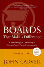 Boards That Make a Difference: A New Design for Leadership in Nonprofit and Public Organizations / Edition 3