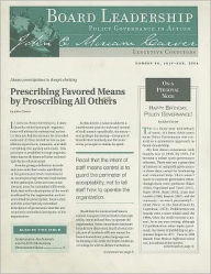 Board Leadership Newsletter, Number 86, July/August 2006