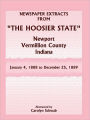 Newspaper Extracts From The Hoosier State Newspapers, Newport, Vermillion County, Indiana, January 4, 1888 - December 25, 1889