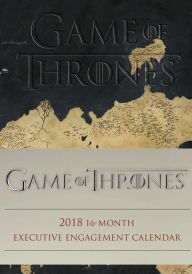 Title: 2018 Game of Thrones 16-Month Executive Engagement Calendar, Author: HBO