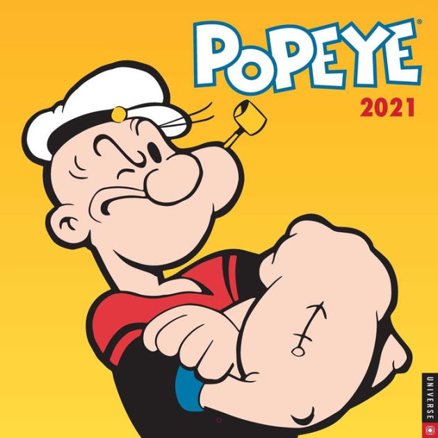 Popeye 2021 Wall Calendar by King Features A Unit of Hearst, Calendar