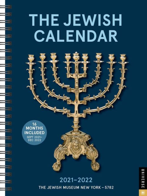 The Jewish Calendar 16 Month 2021 2022 Engagement Calendar Jewish Year