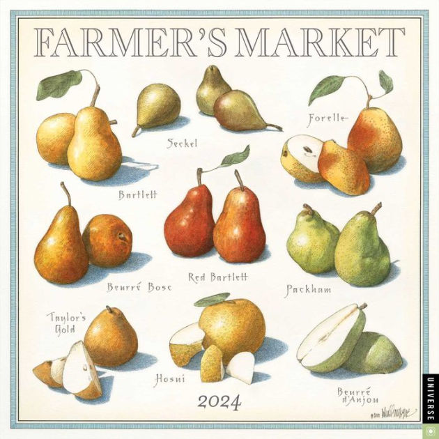 Farmer's Market 2024 Wall Calendar by John Burgoyne Barnes & Noble®