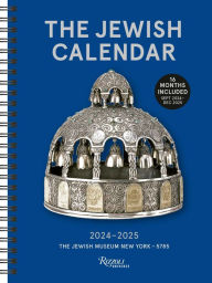 Title: The Jewish Calendar 2024-2025 (5785) 16-Month Planner