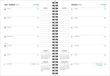 Alternative view 4 of 2025-2026 The Jewish Calendar (5786) 16-Month Planner