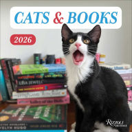 Title: 2026 Cats and Books Wall Calendar