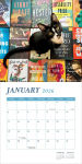 Alternative view 3 of 2026 Cats and Books Wall Calendar