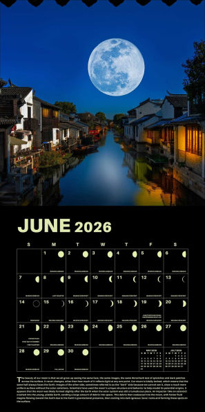 2026 Lunar Wall Calendar