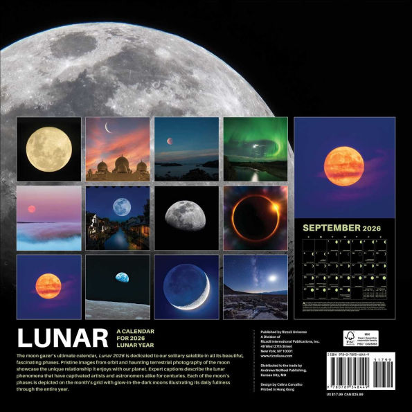 2026 Lunar Wall Calendar