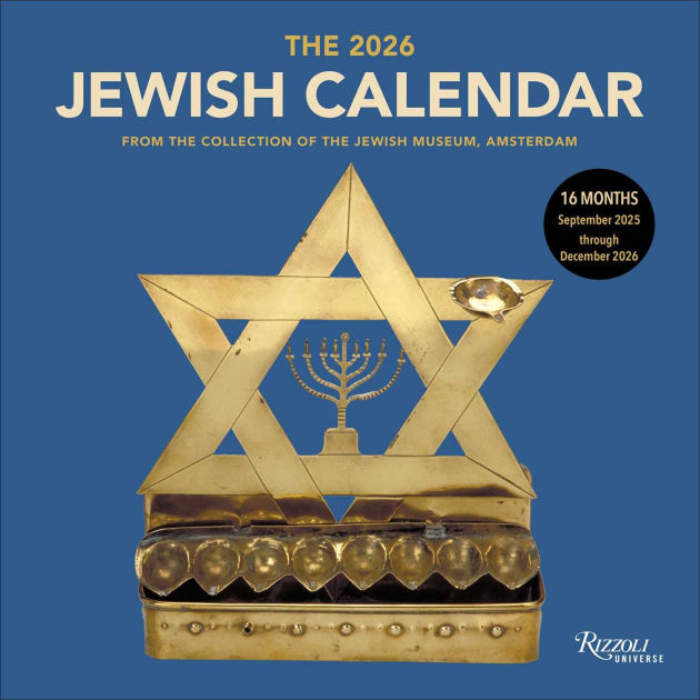 20252026 The Jewish Calendar (5786) 16Month Wall Calendar by Jewish
