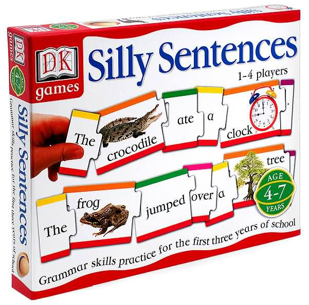 D K Games Very Silly Sentences Great Learning tool for Children 4-7 New in Box 