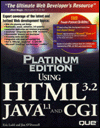Platinum Edition Using HTML 3.2, Java 1.1, and CGI